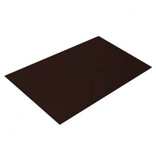 Плоский лист 0,45 Drap RAL 8017 шоколад